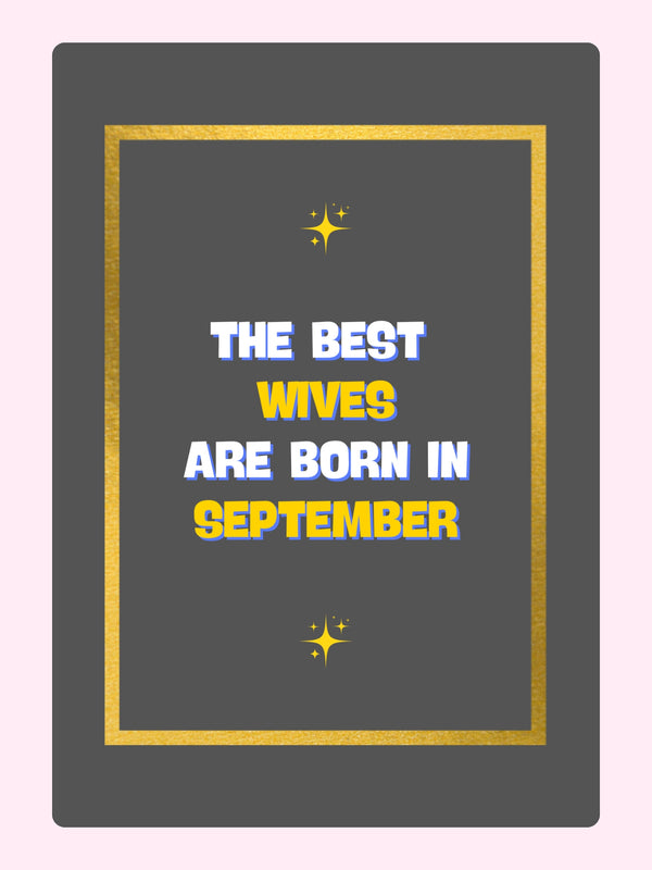 The Best Wives Cake Card, just because