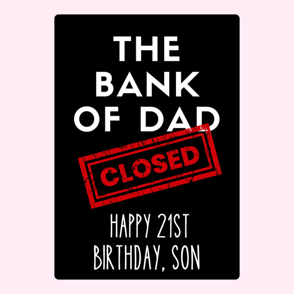 The Bank Of Dad