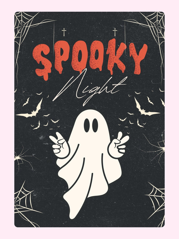 Spooky Night ghost illustration