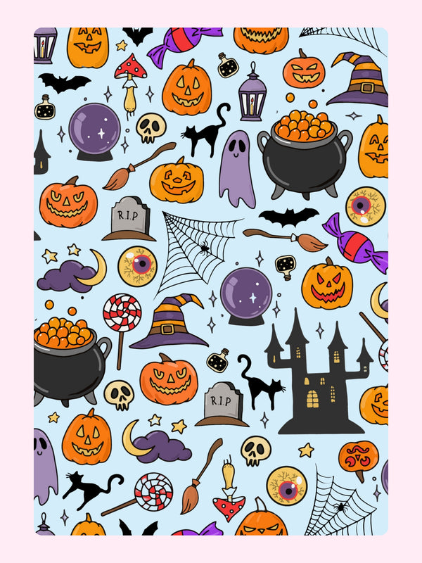 Trickster Cake Card, Halloween