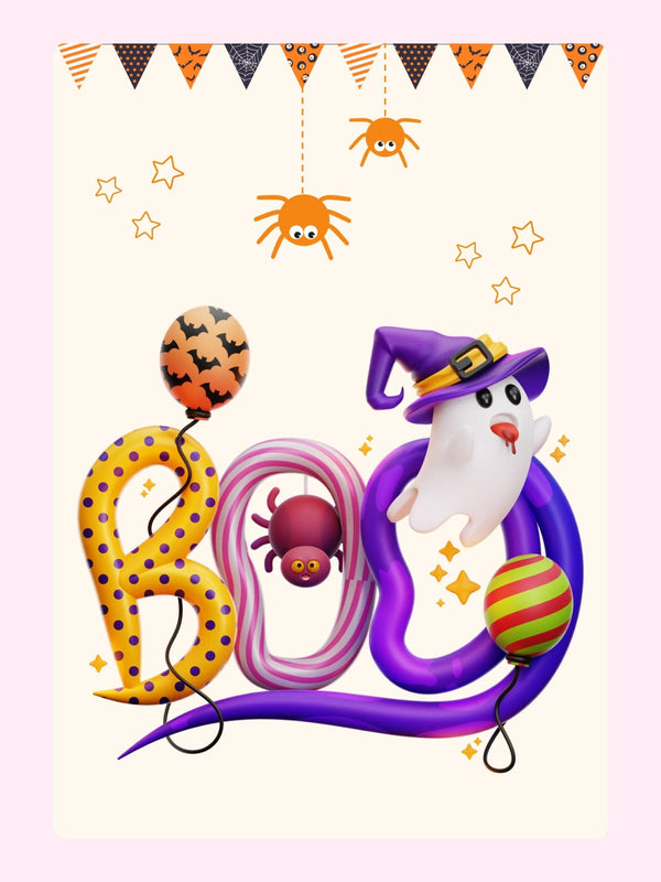 Website Halloween Boo illustration