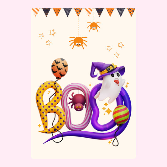 Website Halloween Boo illustration