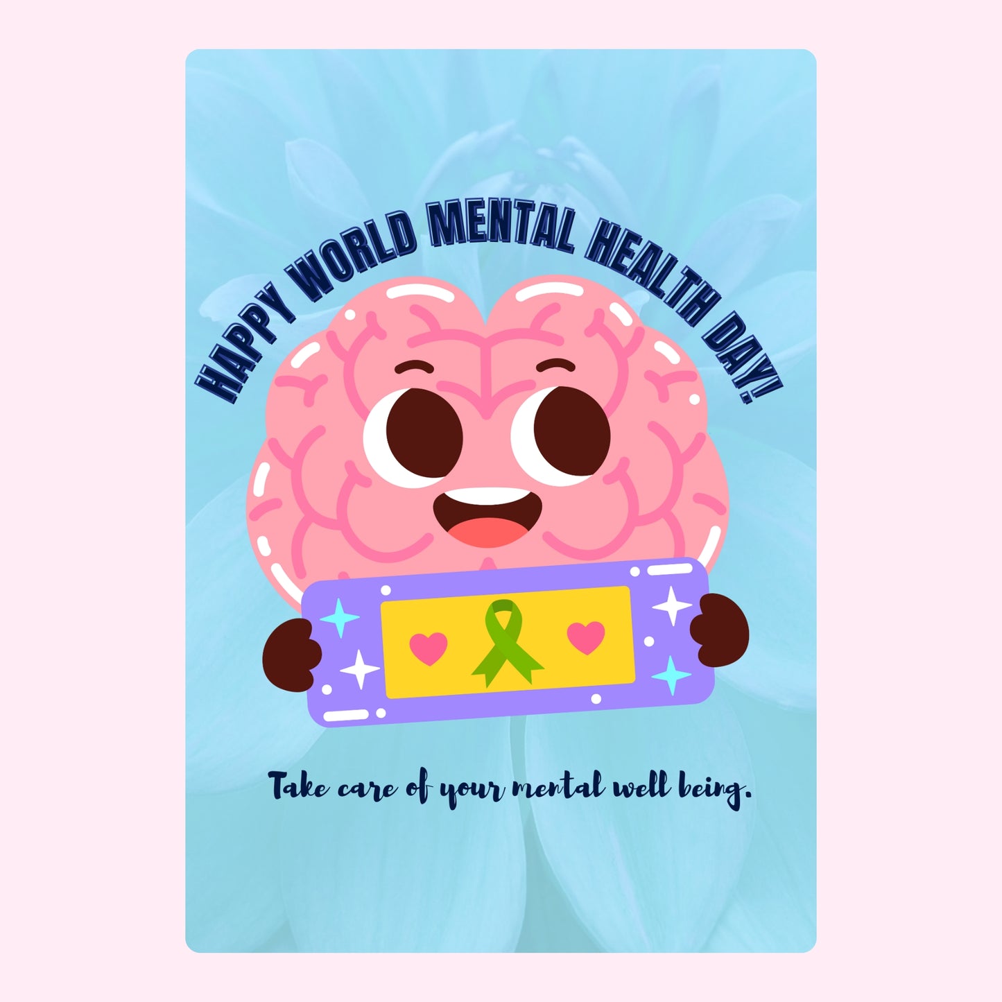 Happy World Mental Health Day graphic - Website
