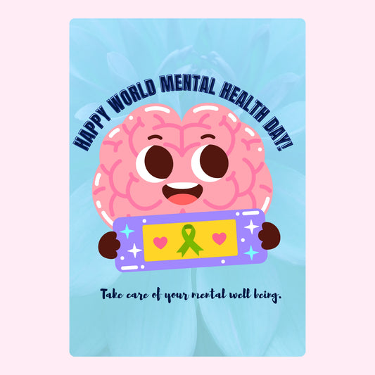Happy World Mental Health Day graphic - Website