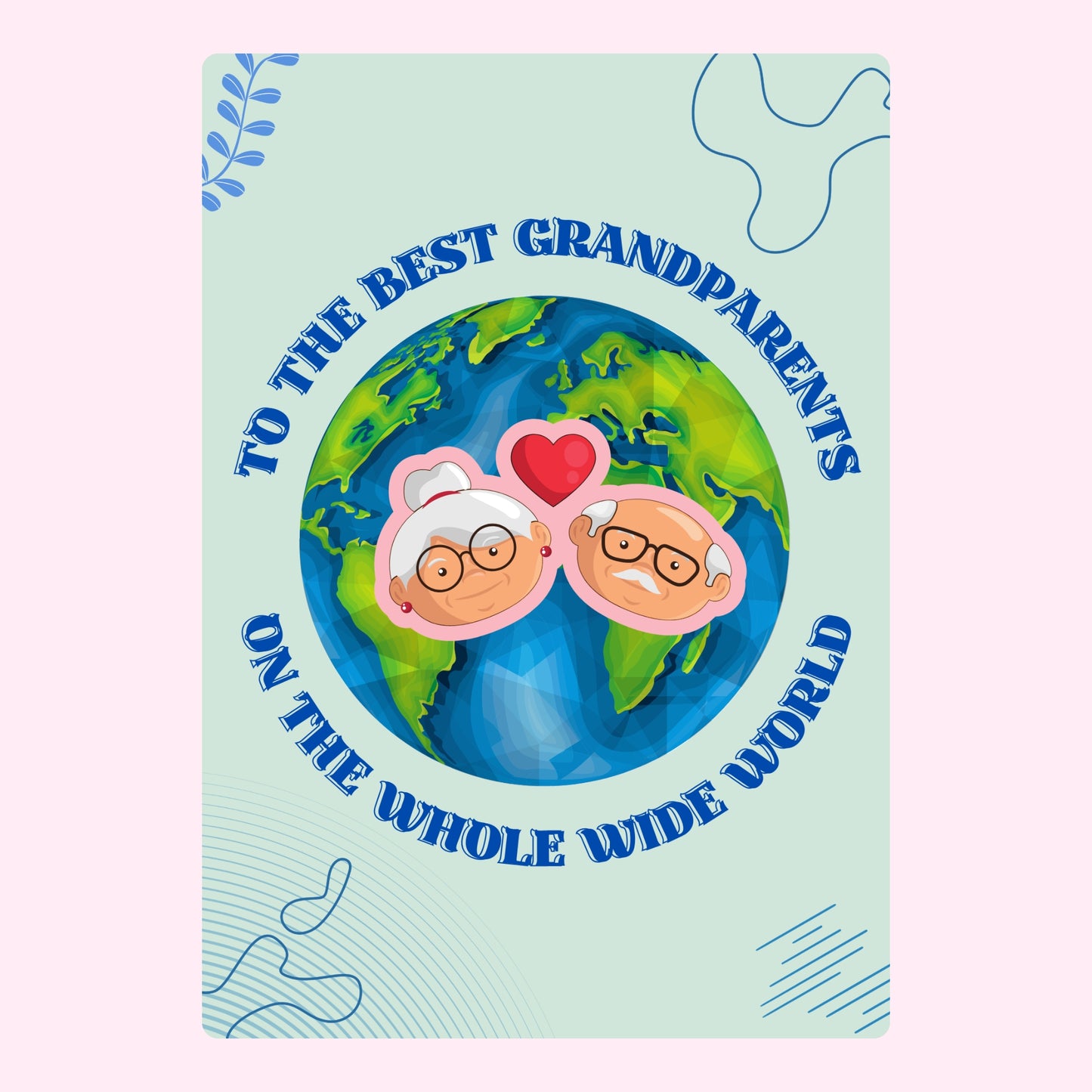 Website card for best grandparents