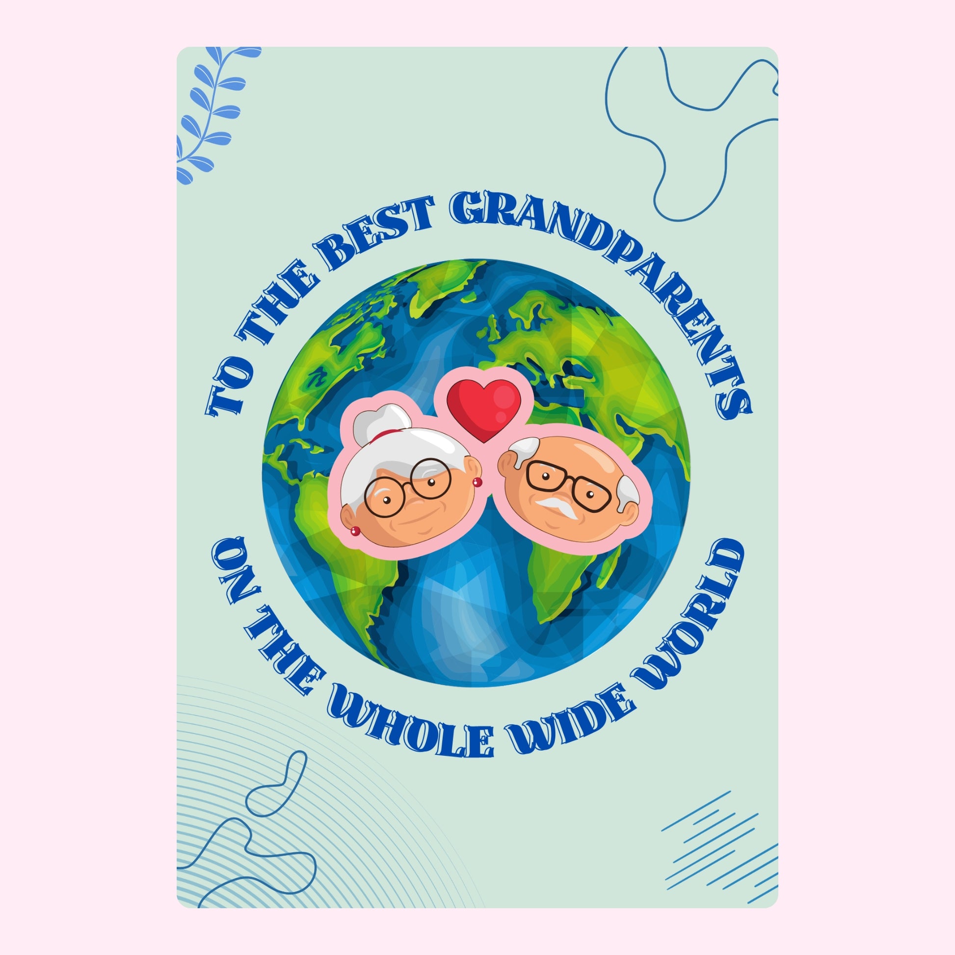 Website card for best grandparents