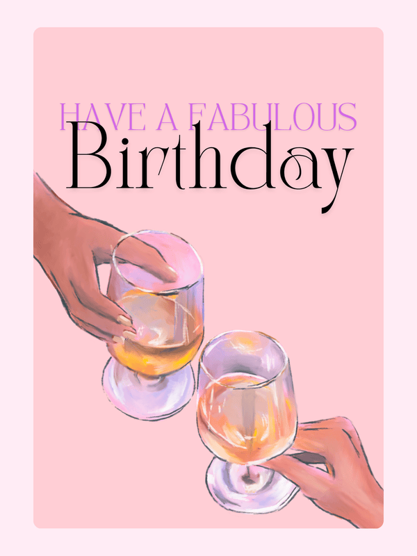 Fabulous Birthday Cake Card