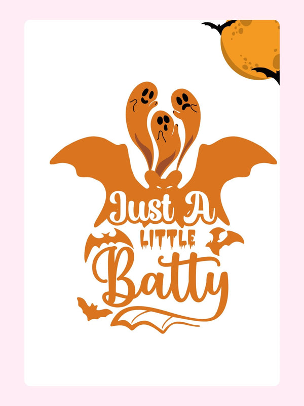 Little Batty Cake Card, Halloween
