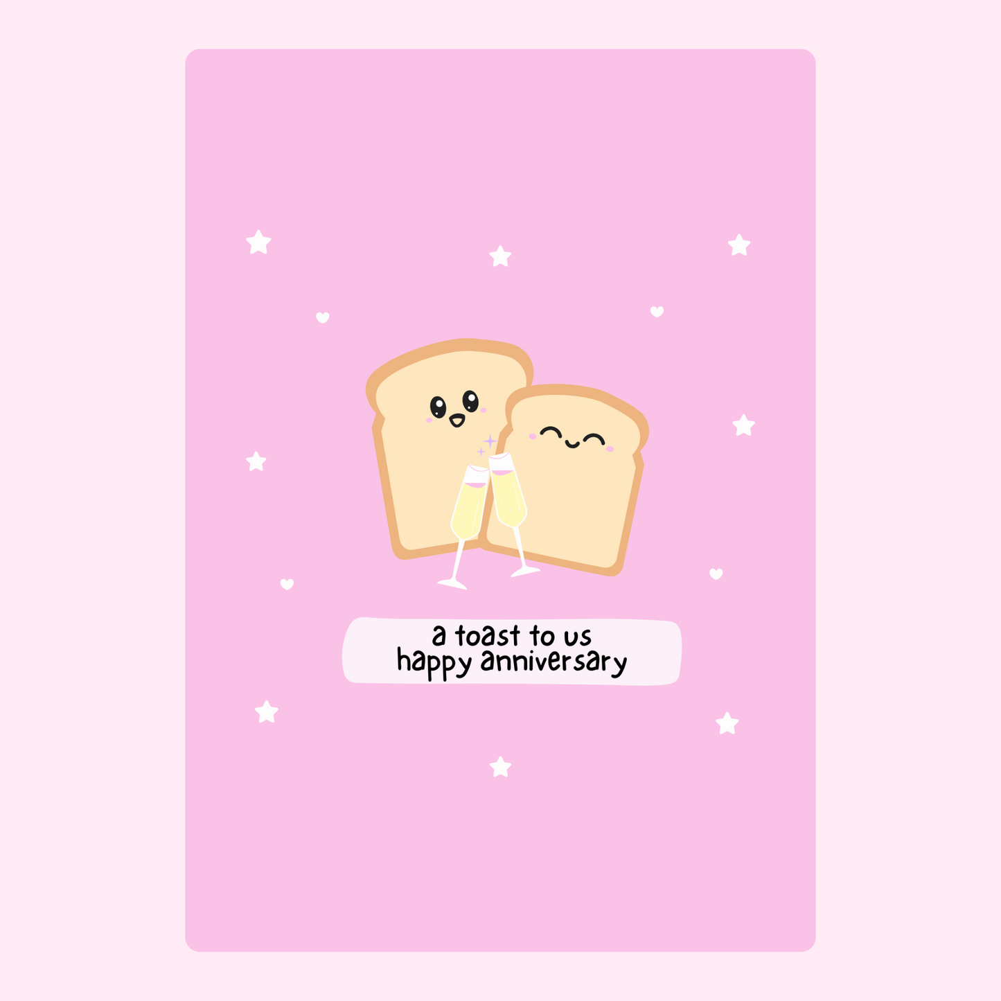 Website 58 Anniversary toast card