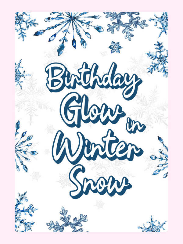 Birthday Glow Cake Card