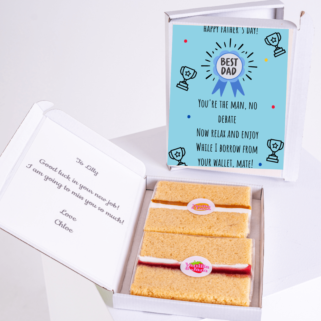 Father's Day gift box with Best Dad award card