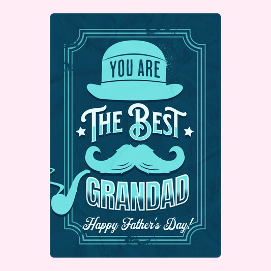 Best Grandad Father’s Day cake card design