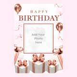 Upload Your Own birthday cake cards