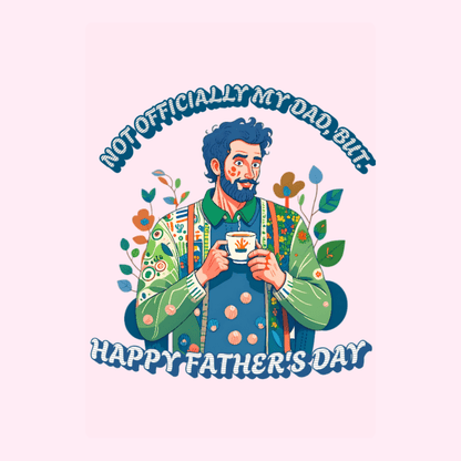 Bonus Dad Father's Day card design