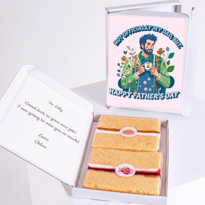 Father's Day cake card gift box