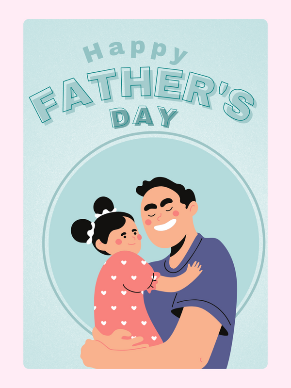 Happy Father's Day From Daughter Cake Card, for Dad