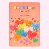 From the Kids birthday cake cards
