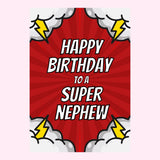 Nephew birthday cake cards
