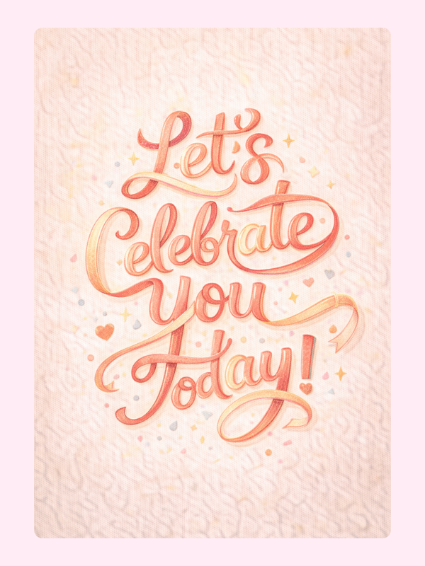 Cute Let’s Celebrate You Today Cake Card, birthday