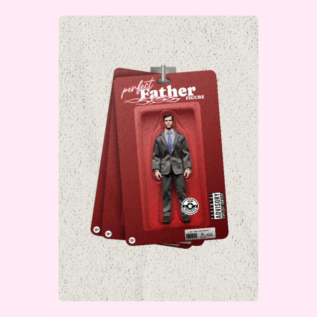 Perfect Father Figure card design