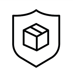 Shipping protection icon.