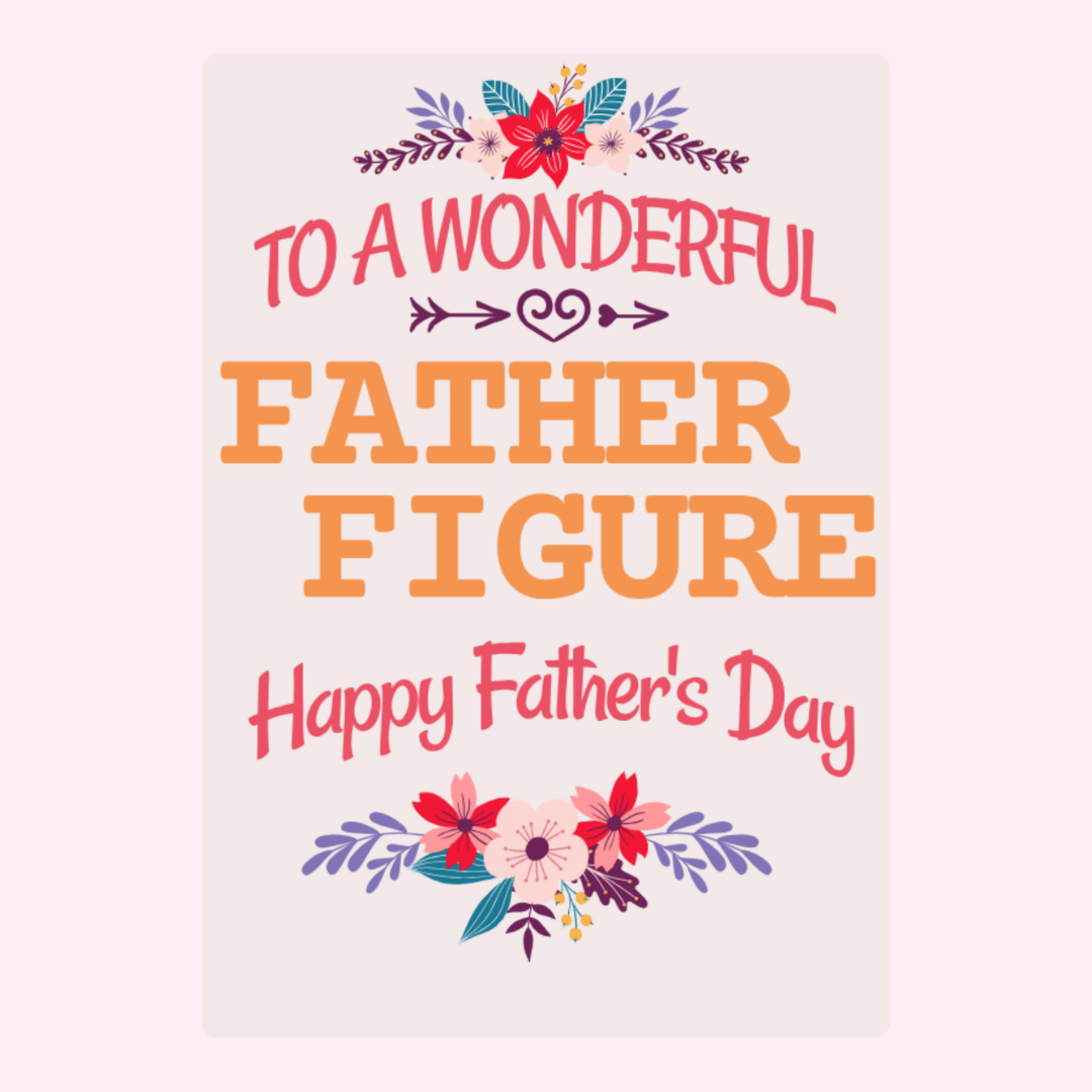 Wonderful Father Figure card design